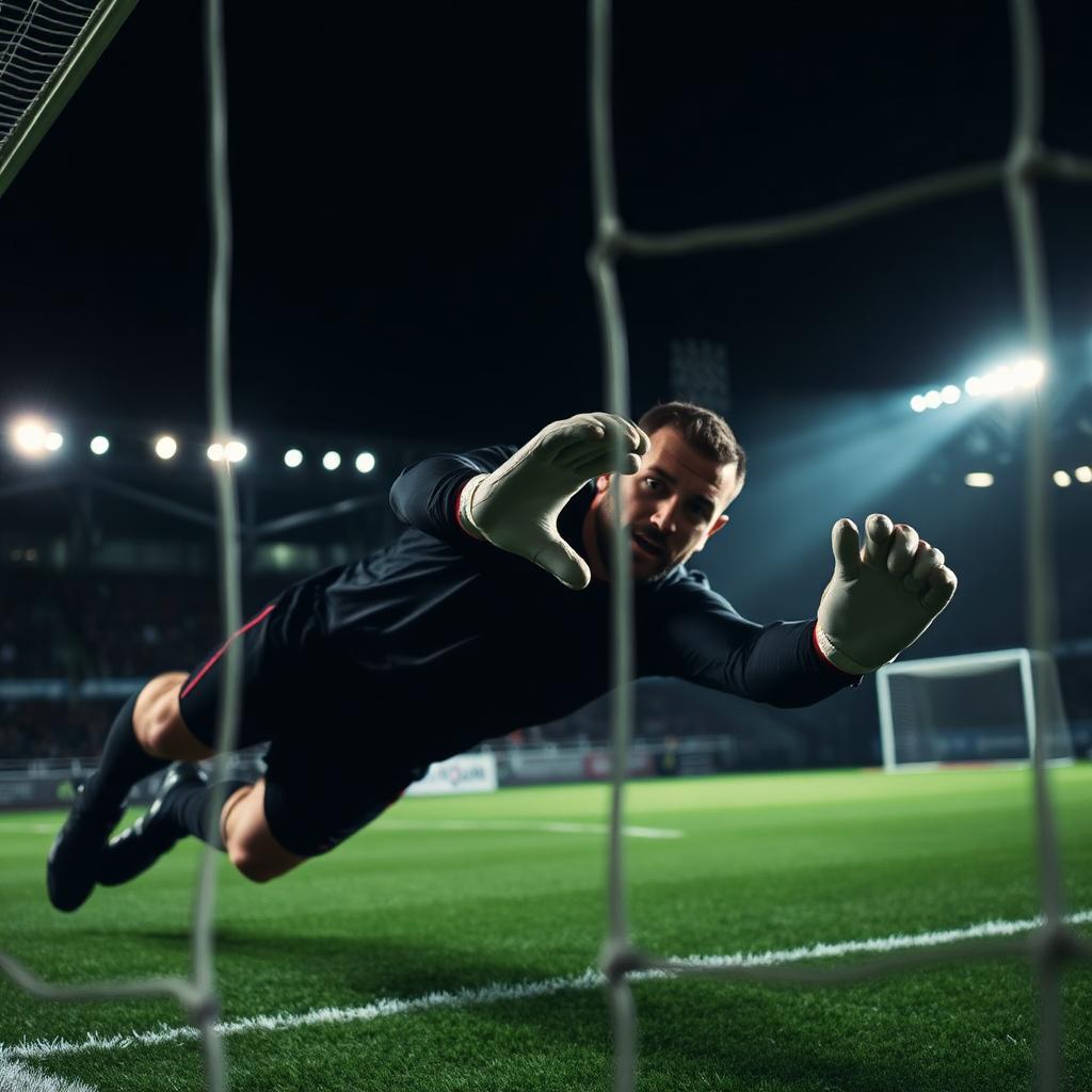 Goalkeeper training